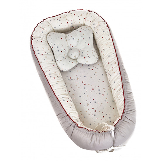 Кокон-позиционер Twins Starlet 9010-10, grey, серый