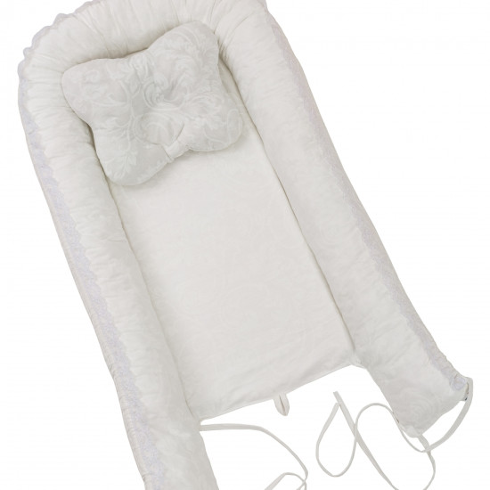 Кокон-позиціонер Twins Ажур 9020-01, white, білий