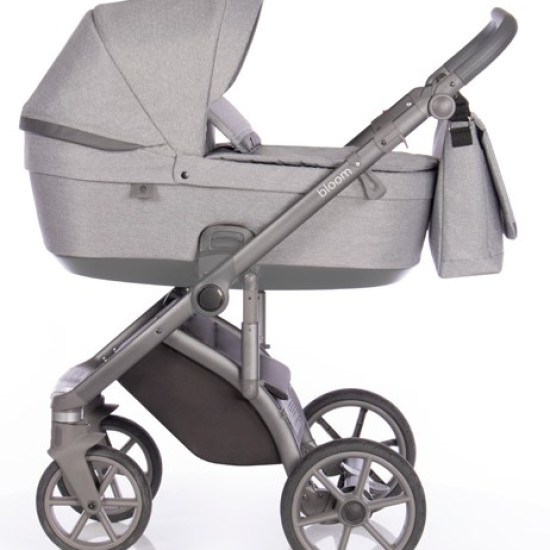 Коляска 2 в 1 Roan Bloom Grey Dots, серый