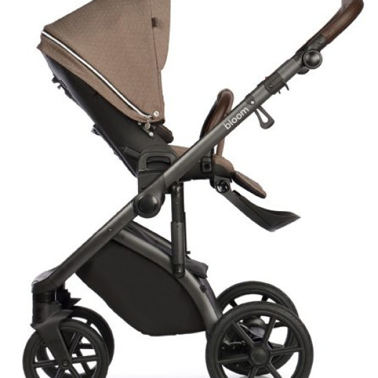 Коляска 2 в 1 Roan Bloom 9023-RB-29, Brown Dots, коричневый