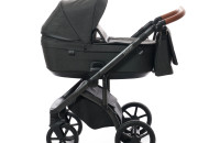 Коляска 2 в 1 Roan Bloom 9023-RB-26, Black stripes, черный