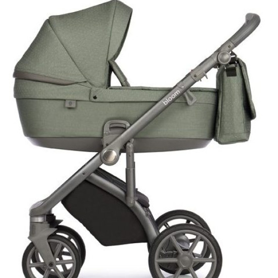 Коляска 2 в 1 Roan Bloom 9023-RB-30, Green Dots, зеленый
