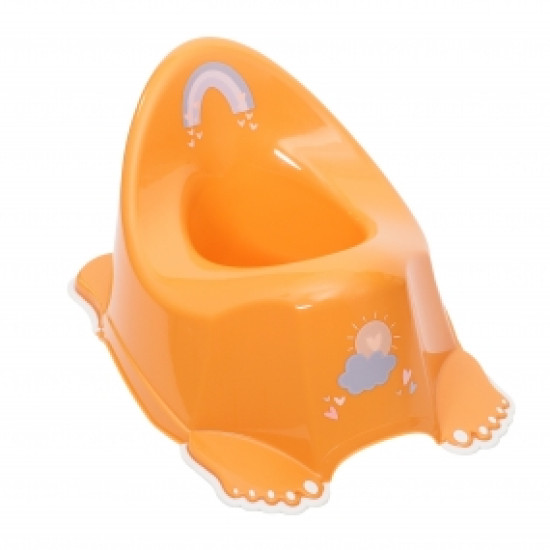 Горшок Tega ME-001 Метео без музыки ME-001-166, mustard, оранжевый