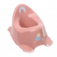 Горшок Tega PO-079 Метео музыкальный антискользящий PO-079-123, Pink Pearl, пудра