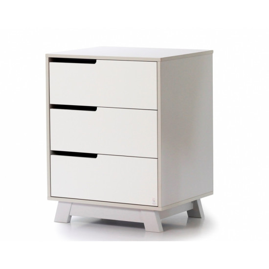 Комод Верес Манхетен 600 32.2.32.2.17, біло/сірий, білий/сірий
