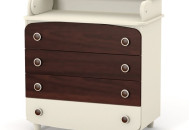 Комод-пеленатор Верес 900 33.4.1.2.05, слонова кістка/горіх, беж/коричневий