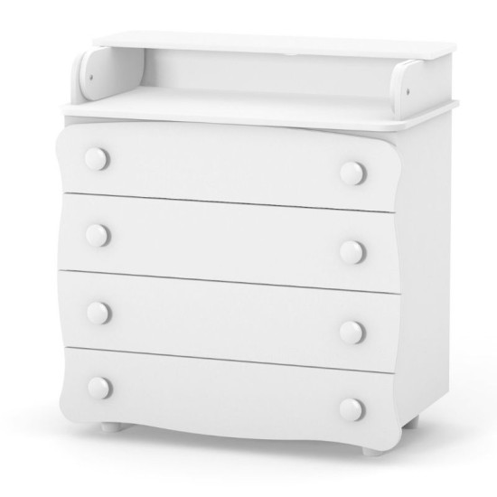 Комод-пеленатор Верес 16 33.2.32.2.17, білий, білий
