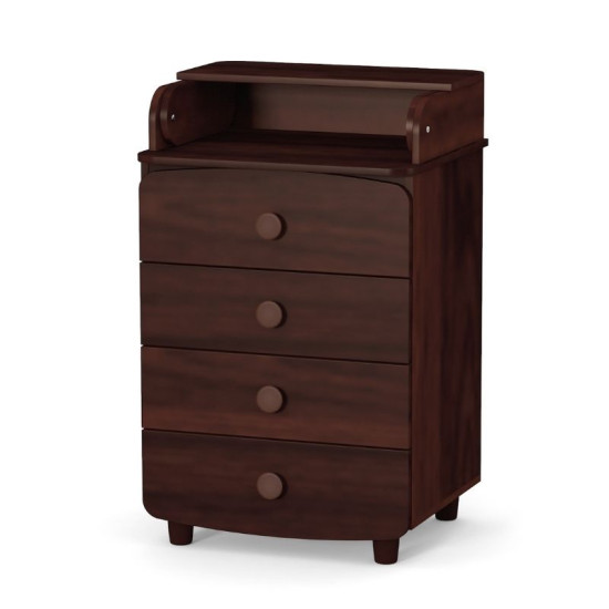 Комод-пеленатор Верес 600 Слім 32.4.1.2.03, горіх, коричневий