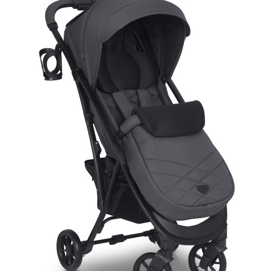 Коляска прогулочная Euro-Cart Volt black edition Iron графит