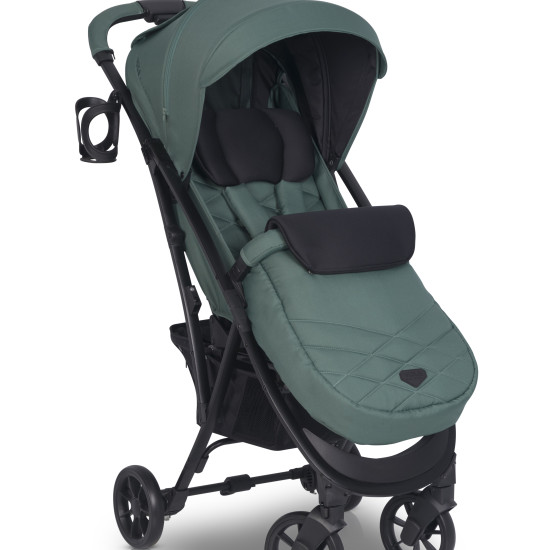 Stroller Euro-Cart Volt black edition Mineral turquoise