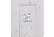 Пеленальный матрас Cebababy 50x70 Basic line W-143-002-260, Зебра серая, серый