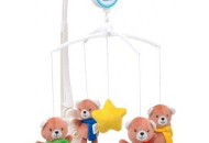 Mobile Baby Mix Plush Mechanical TK-410M Bear with scarf