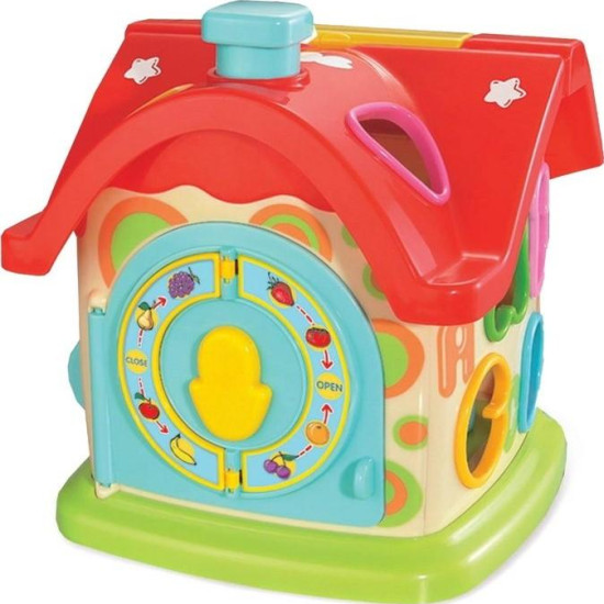 Plastic SORTER HOUSE BABY MIX DI-WD 3611 DI-WD 3611, house, multicolyr