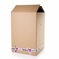 Коробка для транспортировки ванны 55x30x105 бежевый