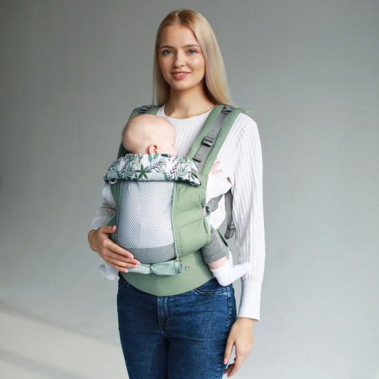Ерго - рюкзак Love & Carry AIR X LC133, Бергамот, зелений