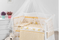 Бампер в дитяче ліжко Twins Comfort 2051-C-014, Пухнасті ведмедики жовті, жовтий
