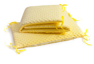Бампер желтый в кроватку Twins Premium Minky 2030-TM-05, yellow
