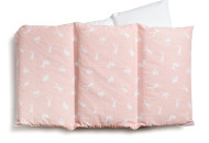 Бампер Twins Happy 2033-TH-30308, rabbits pink, білий/рожевий