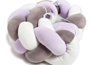 Бампер - косичка Twins 3-х прядна 170 см 2020-K3-170-11, violet, фіолетовий