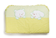 Бампер по довжині ліжечка Twins Limited 2099-TL-005, Dog & cat green, салатовий