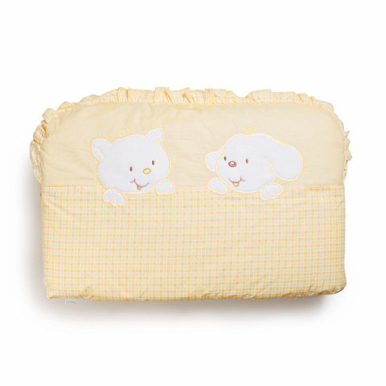 Бампер Twins Limited 2099-TL-002, Dog & cat yellow, жовтий