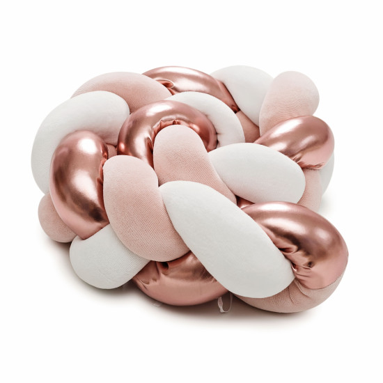 Bumper - pigtail Twins 3 strand 120 cm bronze