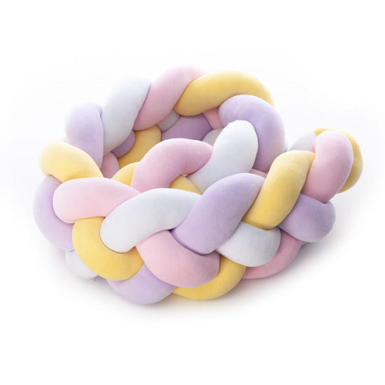 Бампер - косичка Twins 4-х прядна 220 см 2020-K4-220-20, multicolor, мультиколір