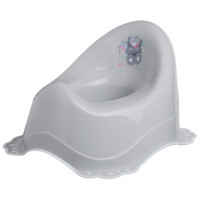 Горшок Maltex Bear 2K 4064 grey / white, серый / белый