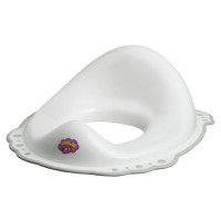 Накладка на унитаз Maltex 2K 7224 white / grey, белый / серый