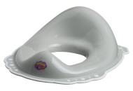Накладка на унитаз Maltex 2K 7224 grey / white, белый / серый