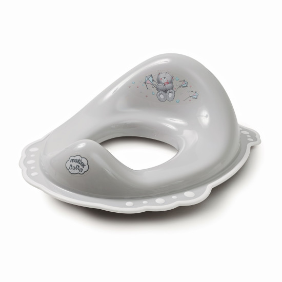 Накладка на унитаз Maltex Bears 4088 grey / white, белый / серый