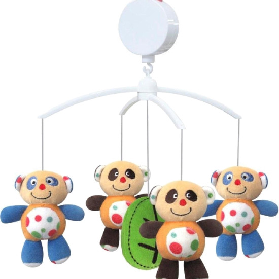 Мобіль Baby Mix плюшевий механічний TK-336M Панда 