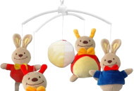 Mobile Baby Mix Plush Mechanical TK-468M Bunny and Bruck