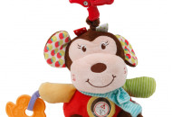 Plush suspension musical Baby Mix Monkey P / 1204-EU00, MIX, multicolyr