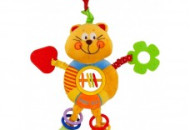 Плюшевая подвеска Baby Mix Котик TE-8562-24C, mix, мультиколир