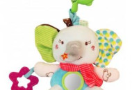 Plush suspension Musical Baby Mix Elephant with a scarf P / 1174-EU00, MIX, multicolyr