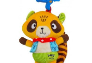 Plush suspension Musical Baby Mix raccoon P / 1203-DA00, MIX, multicolyr