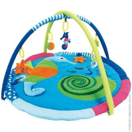 Развивающий коврик Baby Mix TK / 3293С Морской конек голубого цвета