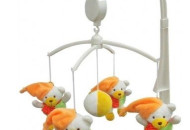 Mobile Baby Mix Plush Mechanical TK-416M Bear in winter