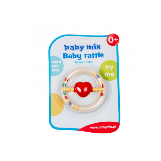 Гризунець пластиковый Baby Mix GW-G35 Сердечко GW-G35, mix, мультиколир