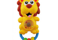 Игрушка пластиковая музыкальная Baby Mix Лев PL-310547B, yellow, желтый