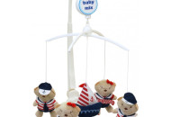 Mobile Baby Mix Plush Mechanical TK-423M Mishka sailors