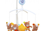 Mobile Baby Mix Plush Mechanical TK-424M Forest Beasts