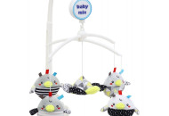 Мобиль Baby Mix плюшевый механический TK-478M Цыплята 