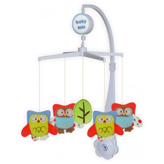 Mobile Baby Mix Plush Mechanical TK-338M Owl