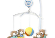 Мобиль Baby Mix плюшевый механический TK-715M Мишки 