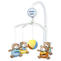 Мобіль Baby Mix плюшевий механічний TK-715M Ведмедики