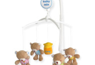 Mobile Baby Mix Plush Mechanical TK-788M bears with honey