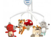 Mobile Baby Mix Plush Mechanical TK-349M fox and protein