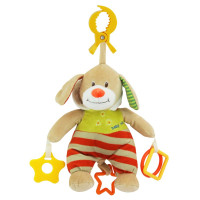 Плюшевая подвеска музыкальная Baby Mix STK-16132D Песик, mix, мультиколир